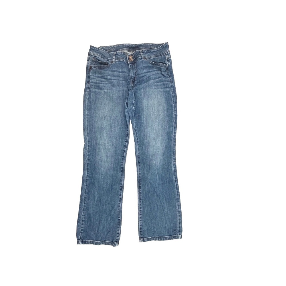 JCP JCPenney Bootcut Women's‎ size 14 Dark Wash Blue Denim Jeans